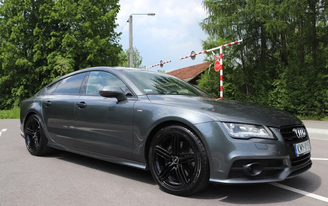 Audi A7 cena 110000 przebieg: 220000, rok produkcji 2014 z Myślenice małe 22